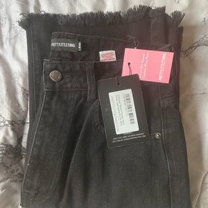 Pretty Little Thing Black Denim Jeans